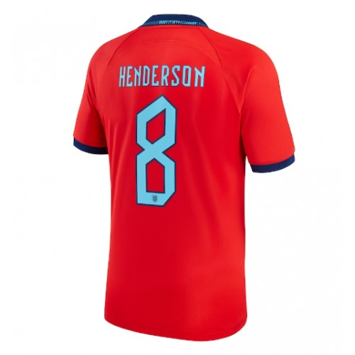 Fotballdrakt Herre England Jordan Henderson #8 Bortedrakt VM 2022 Kortermet